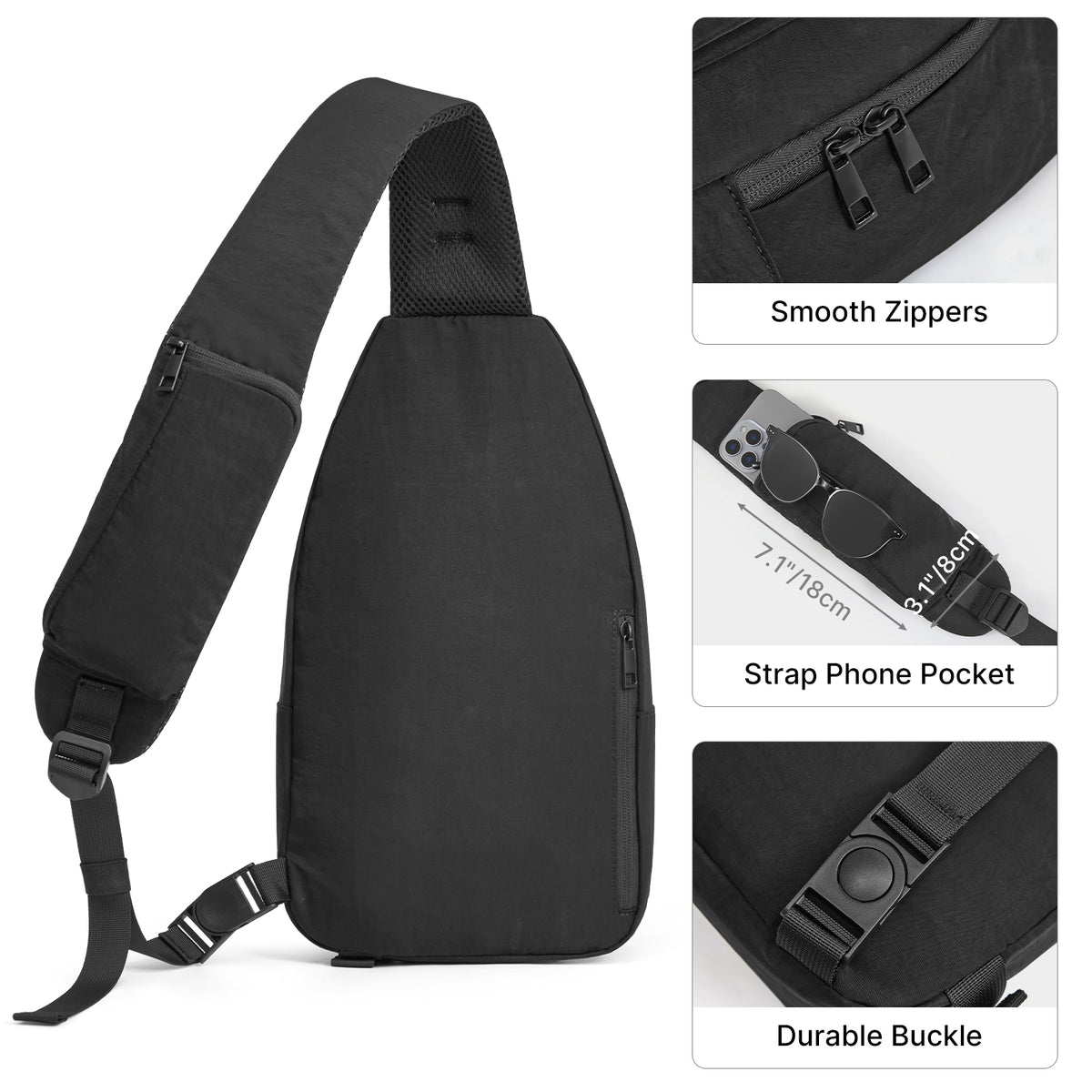 G4Free - G4Free Stylish RFID Anti-Theft Chest Bag -TN25B617A-TN25B617B-TN25B617C