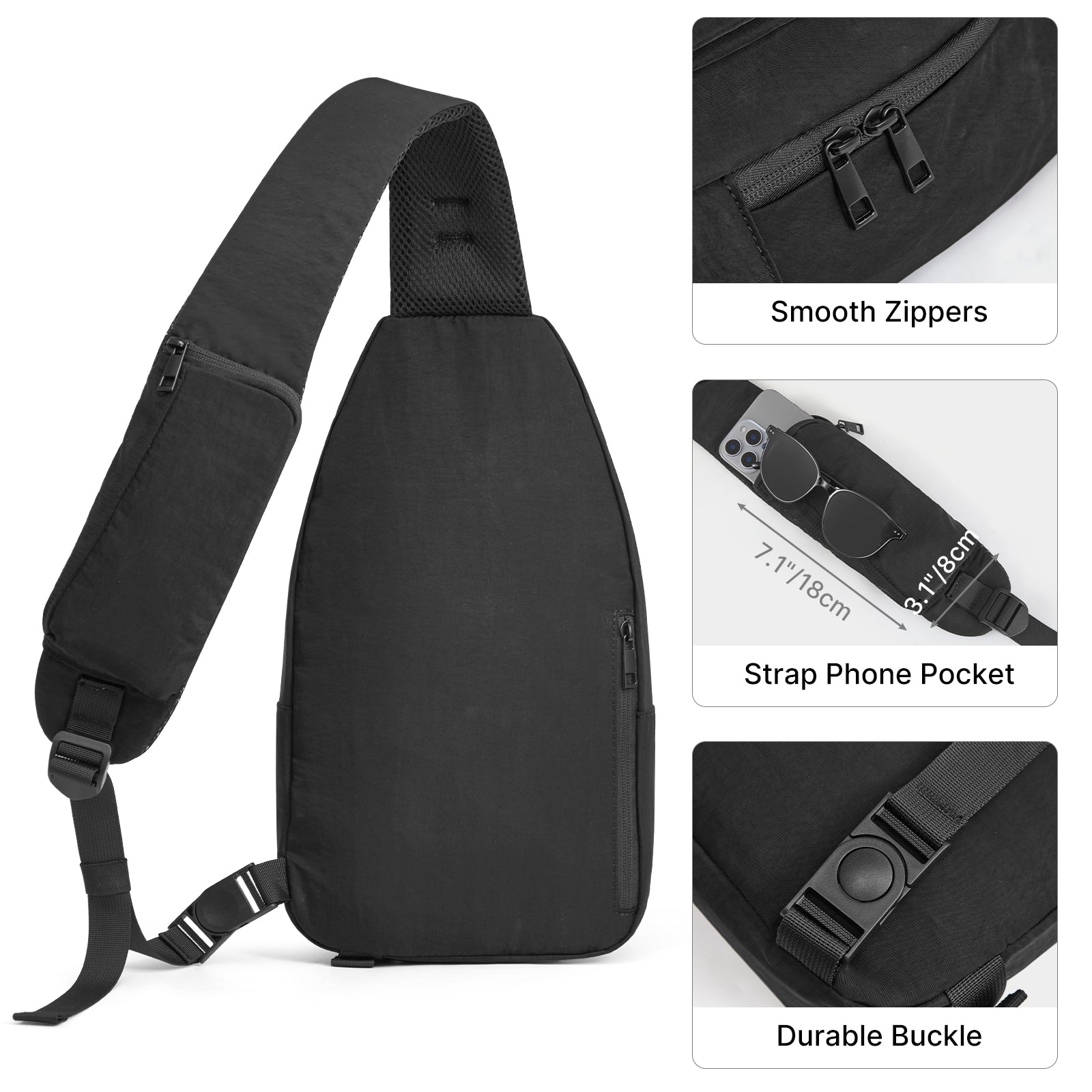 G4Free - G4Free Stylish RFID Anti-Theft Chest Bag -TN25B617A-TN25B617B-TN25B617C