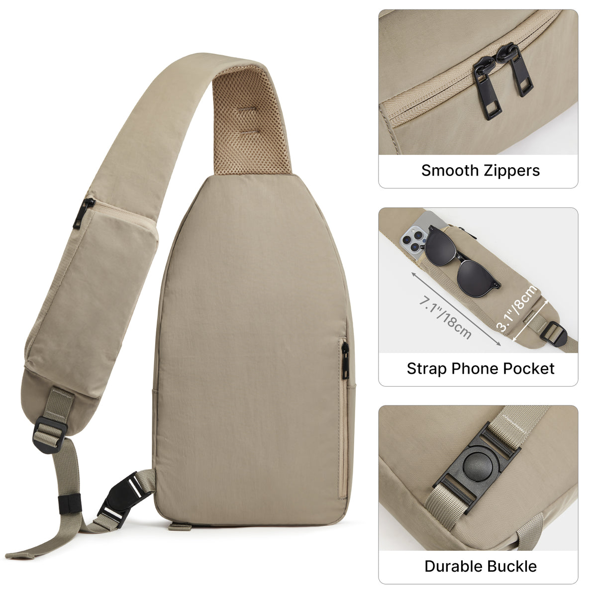 G4Free - G4Free Stylish RFID Anti-Theft Chest Bag -TN25B617A-TN25B617B-TN25B617C