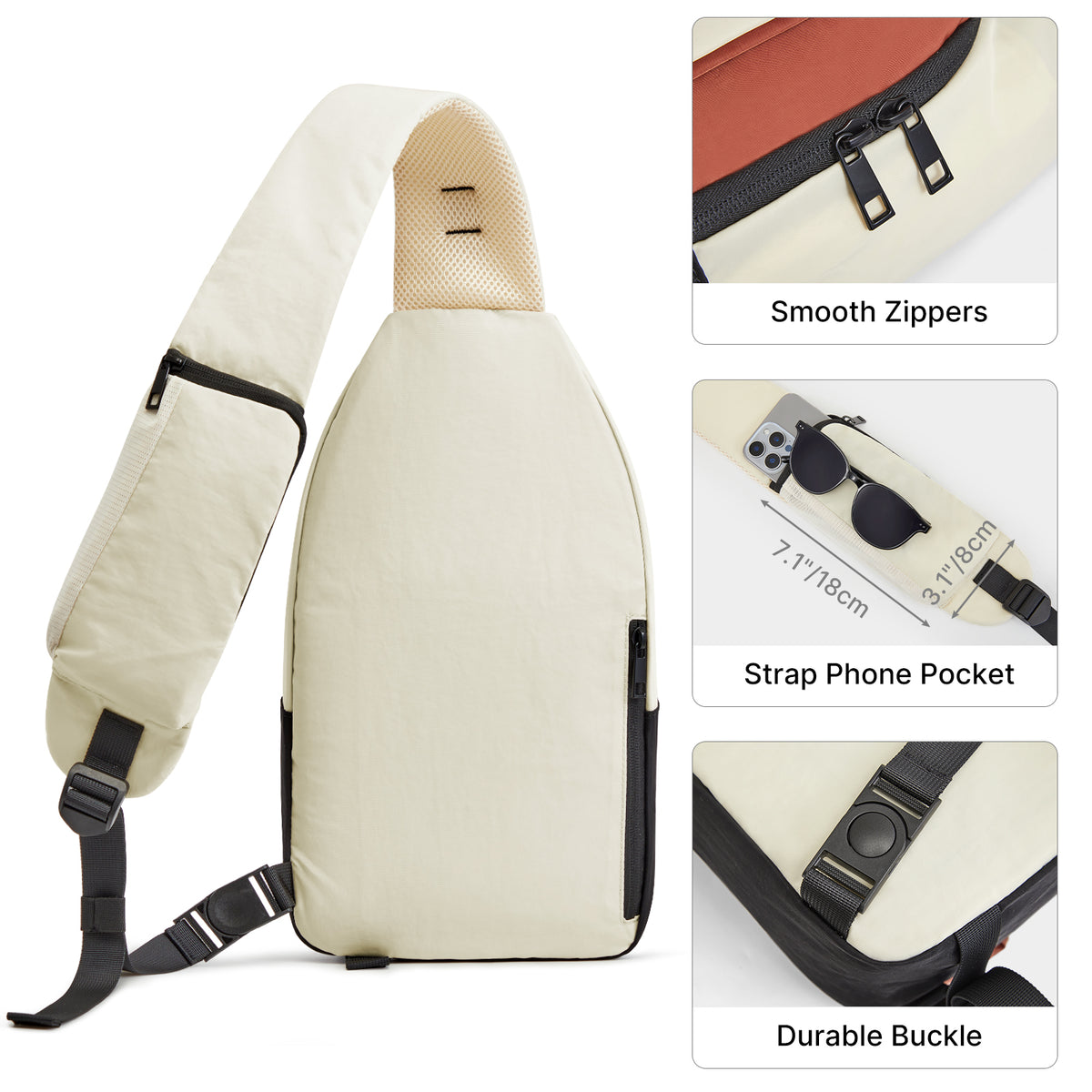 G4Free - G4Free Stylish RFID Anti-Theft Chest Bag -TN25B617A-TN25B617B-TN25B617C