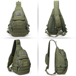 G4Free - G4Free Tactical EDC Military Rover Sling Bag Pack with Pistol Holster -D02V760D-D02V760A-D02V760C