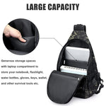 G4Free - G4Free Tactical EDC Military Rover Sling Bag Pack with Pistol Holster -D02V760D-D02V760A-D02V760C