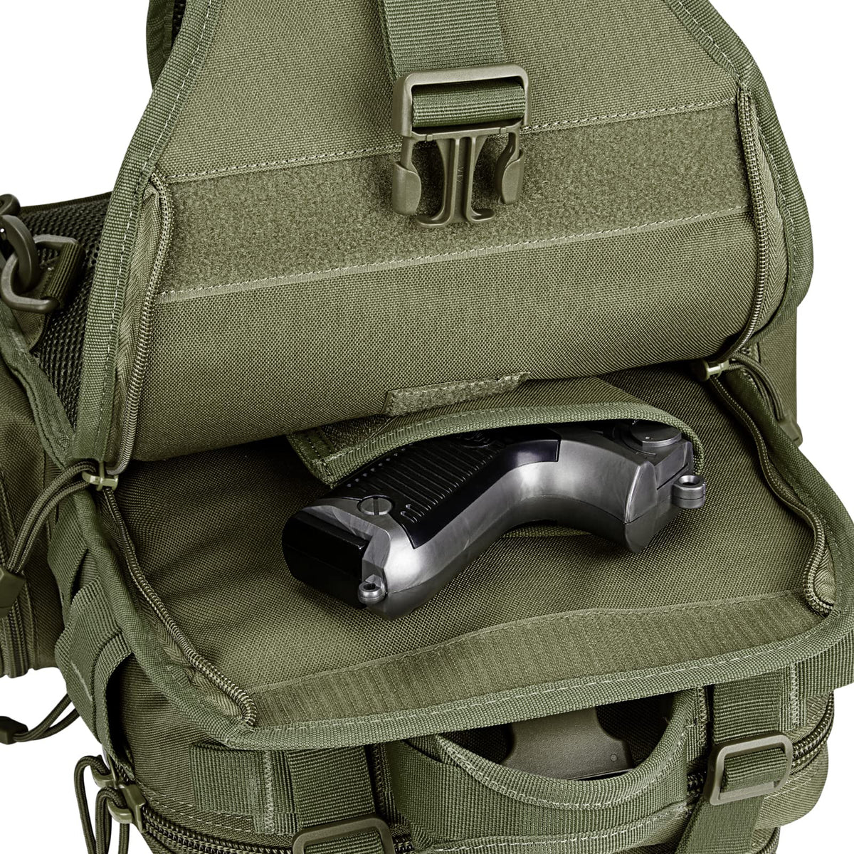 G4Free - G4Free Tactical EDC Sling Bag Backpack with Pistol Holster -D02V759D-D02V759A-D02V759F-D02V759B