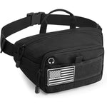 G4Free - G4Free Tactical Fanny Pack, Fashion Crossbody Bag Waist Packs -TN24B465A