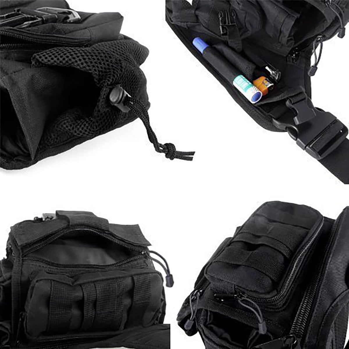 G4Free - G4Free Tactical Messenger Fishing Tackle Side Bag -D04V163A-D04V163D