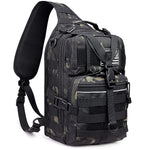 G4Free - G4Free Tactical Sling Backpack Big Molle EDC Assault Range Bag Pack Military Style for Concealed Carry -D02V676A-D02V676C