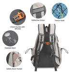 G4Free - G4Free Tennis Backpack Holds 4 Rackets with Shoe Compartment -TN24B327B-TN24B327C