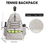 G4Free - G4Free Tennis Backpack Holds 4 Rackets with Shoe Compartment -TN24B327B-TN24B327C