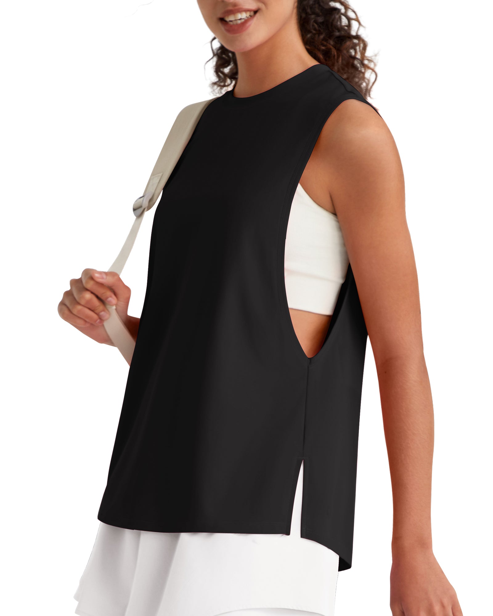G4Free - G4Free UPF 50+ Loose Fit Muscle Tank for Running & Hiking -GF26L948A001F-XS-GF26L948A001A-S-GF26L948A001B-M-GF26L948A001C-L-GF26L948A001D-XL
