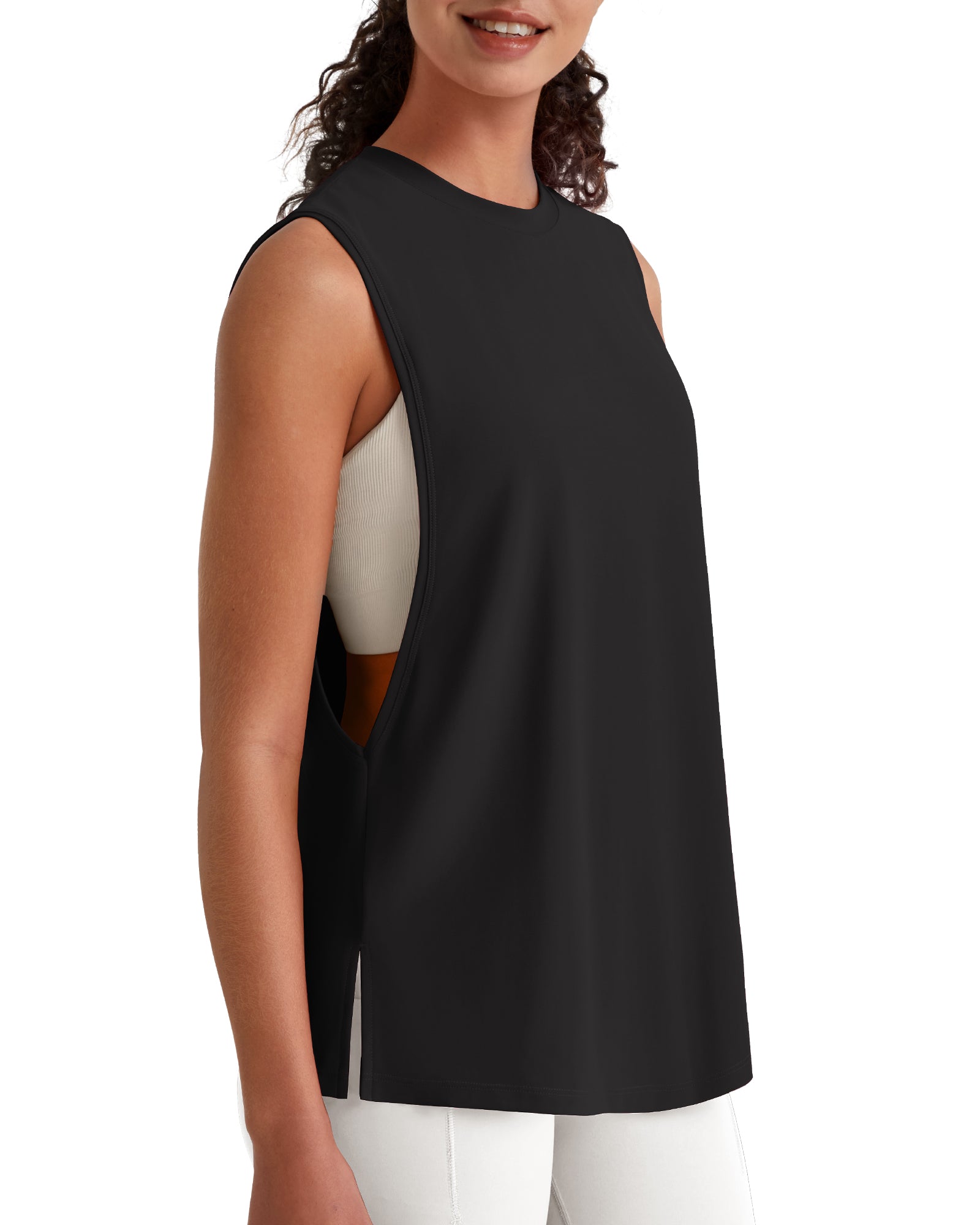 G4Free - G4Free UPF 50+ Loose Fit Muscle Tank for Running & Hiking -GF26L948A001F-XS-GF26L948A001A-S-GF26L948A001B-M-GF26L948A001C-L-GF26L948A001D-XL
