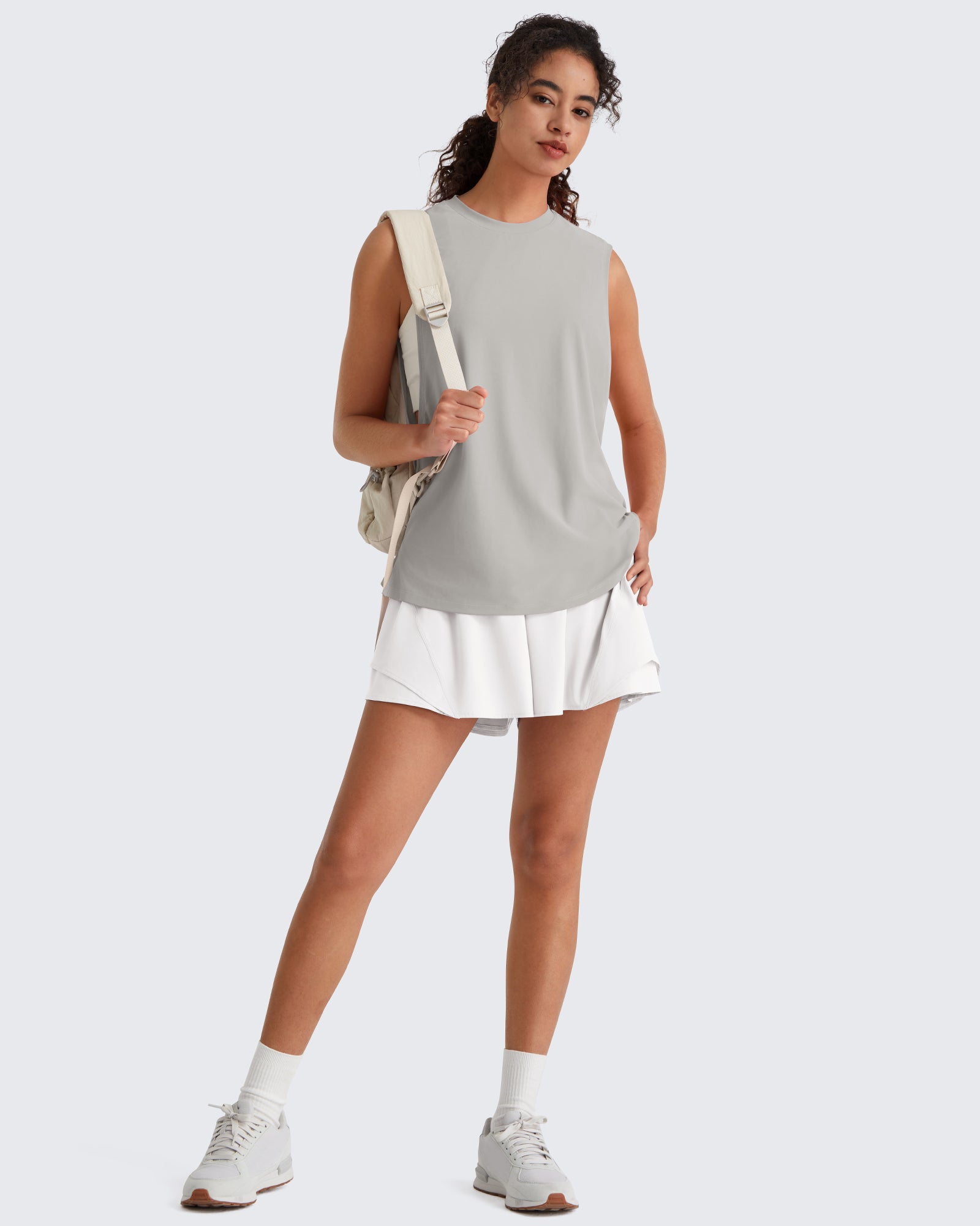 G4Free - G4Free UPF 50+ Loose Fit Muscle Tank for Running & Hiking -GF26L948A001F-XS-GF26L948A001A-S-GF26L948A001B-M-GF26L948A001C-L-GF26L948A001D-XL