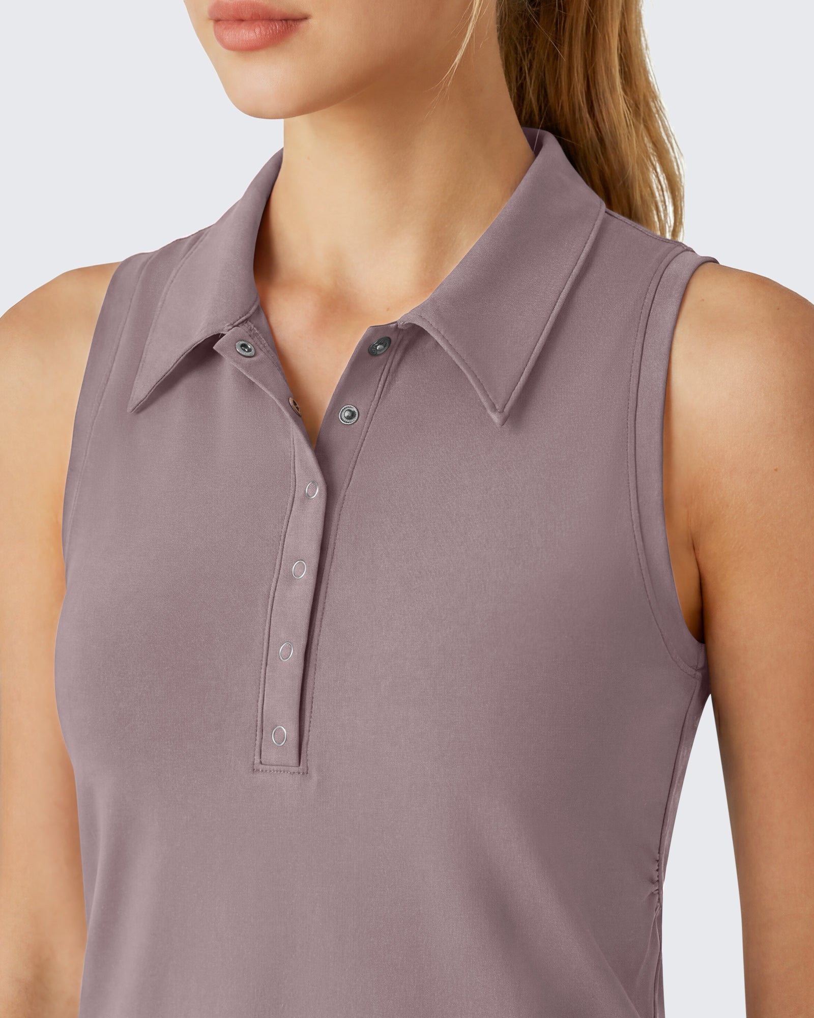 G4Free - G4Free UPF 50+ Maternity Tennis Dress – Button Front -GF26VY972A001A-S-GF26VY972A001B-M-GF26VY972A001C-L-GF26VY972A001D-XL-GF26VY972A001E-XXL
