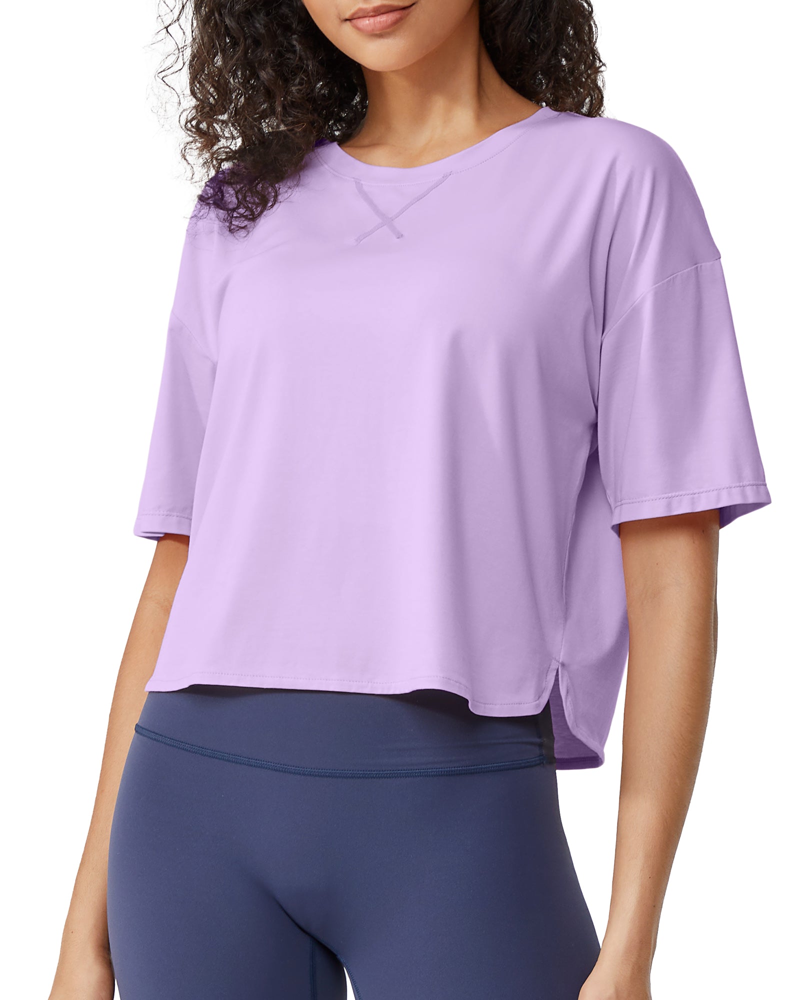 G4Free - G4Free UPF 50+ Quick Dry Boxy Crop Tee -GF25K466AA-S