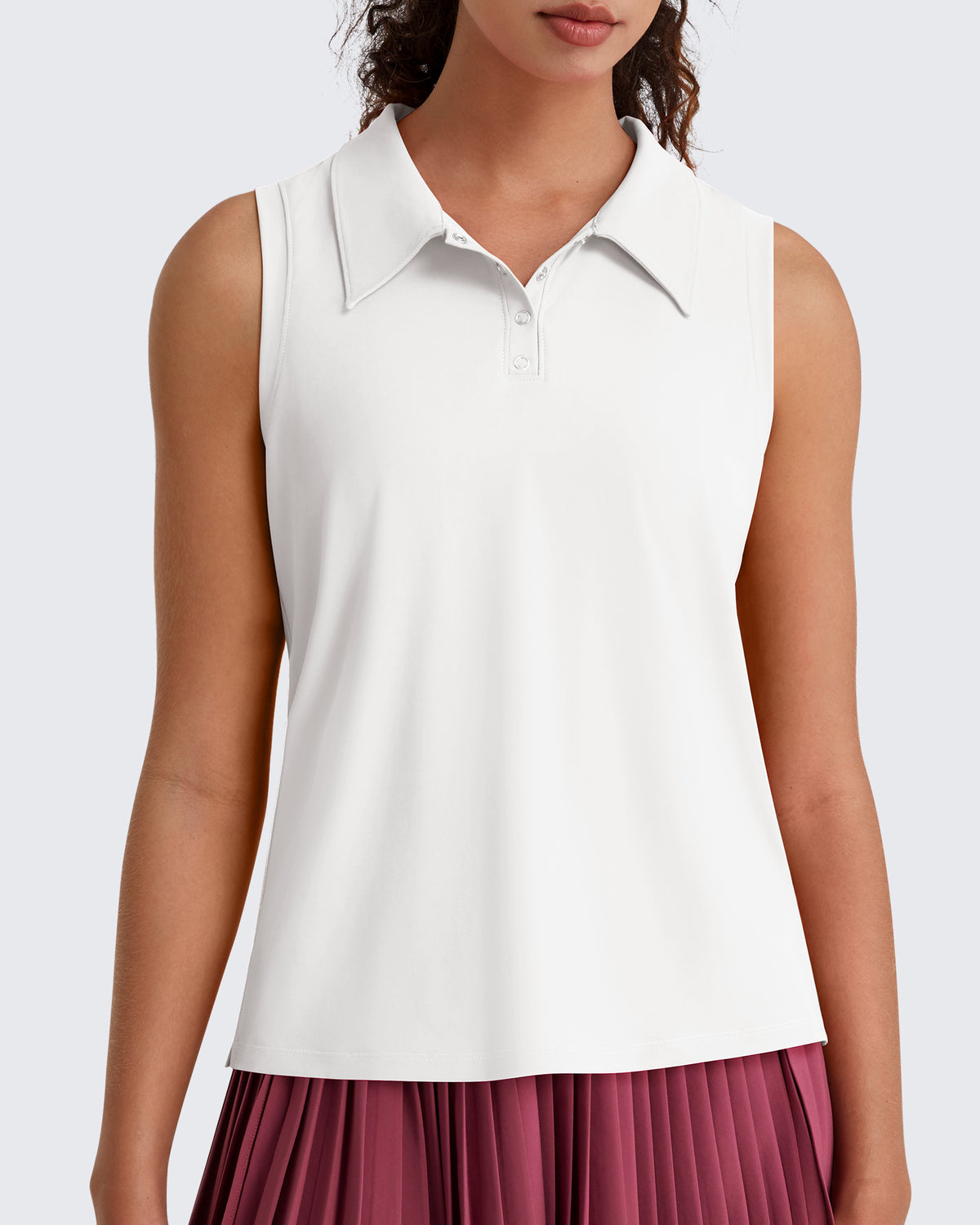 G4Free - G4Free UPF 50+ Sleeveless Golf Polo with Side Slit – Quick Dry -GF26L973A001A-S-GF26L973A001B-M-GF26L973A001C-L-GF26L973A001D-XL-GF26L973A001E-XXL