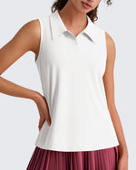G4Free - G4Free UPF 50+ Sleeveless Golf Polo with Side Slit – Quick Dry -GF26L973A001A-S-GF26L973A001B-M-GF26L973A001C-L-GF26L973A001D-XL-GF26L973A001E-XXL