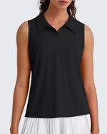 G4Free - G4Free UPF 50+ Sleeveless Golf Polo with Side Slit – Quick Dry -GF26L973A001A-S-GF26L973A001B-M-GF26L973A001C-L-GF26L973A001D-XL-GF26L973A001E-XXL