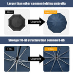 G4Free - G4Free UPF 50+ UV Protection 54 Inch Large Reverse Travel Umbrella -NT21A010B-NT21A010A-NT21A010C-NT21A010D-NT22A170A