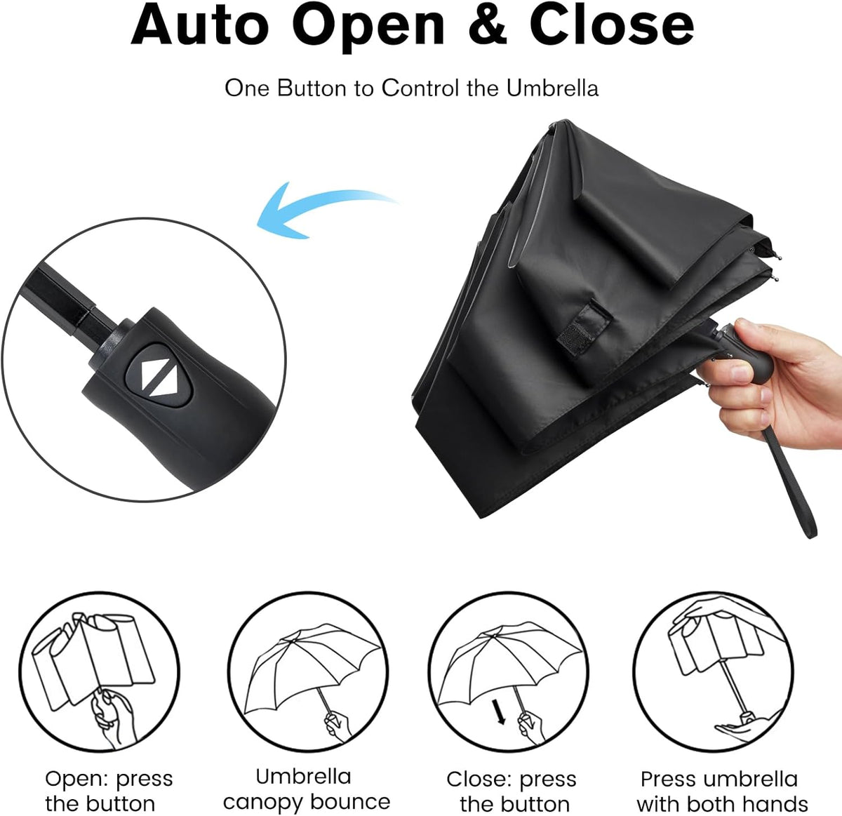 G4Free - G4Free Ultralight UPF 50+ UV Protection  Super Slim Mini Auto Umbrella -TN23A263J-TN23A263I-TN23A263B-TN23A263G-TN23A263D