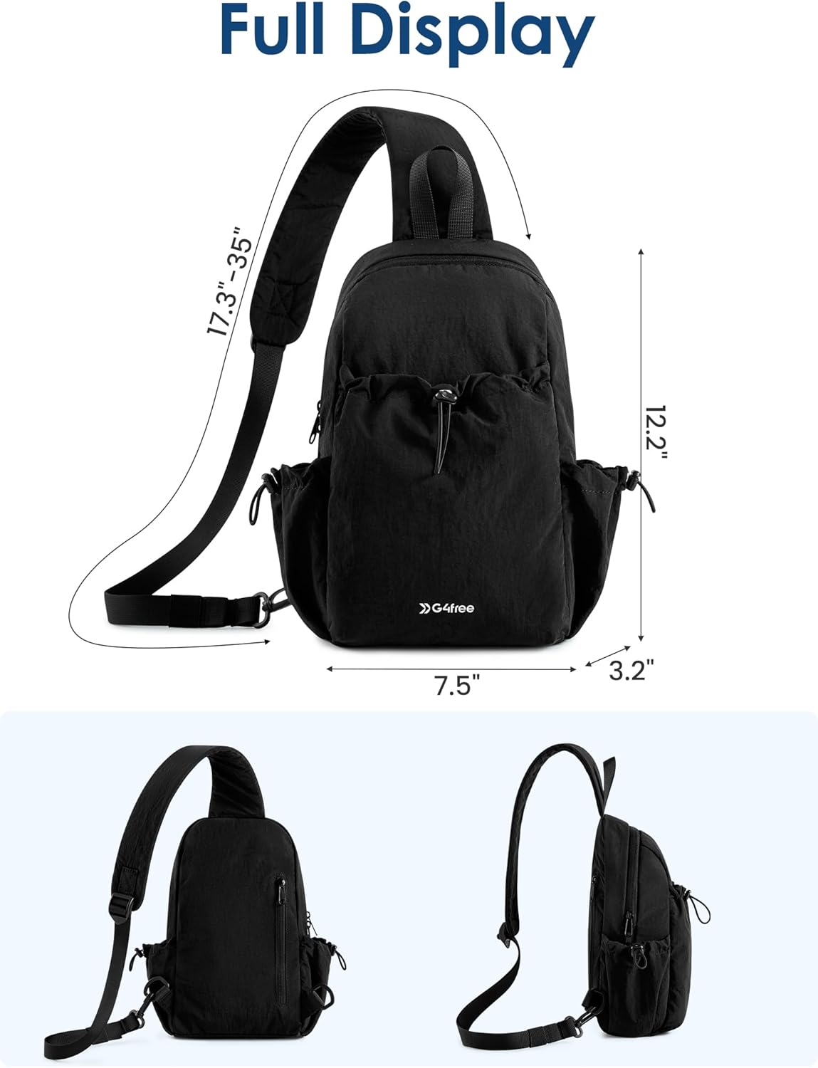 G4Free - G4Free Women Casual Crossbody Handbag Shoulder Bag -TN24B456A-TN24B456B-TN24B456C