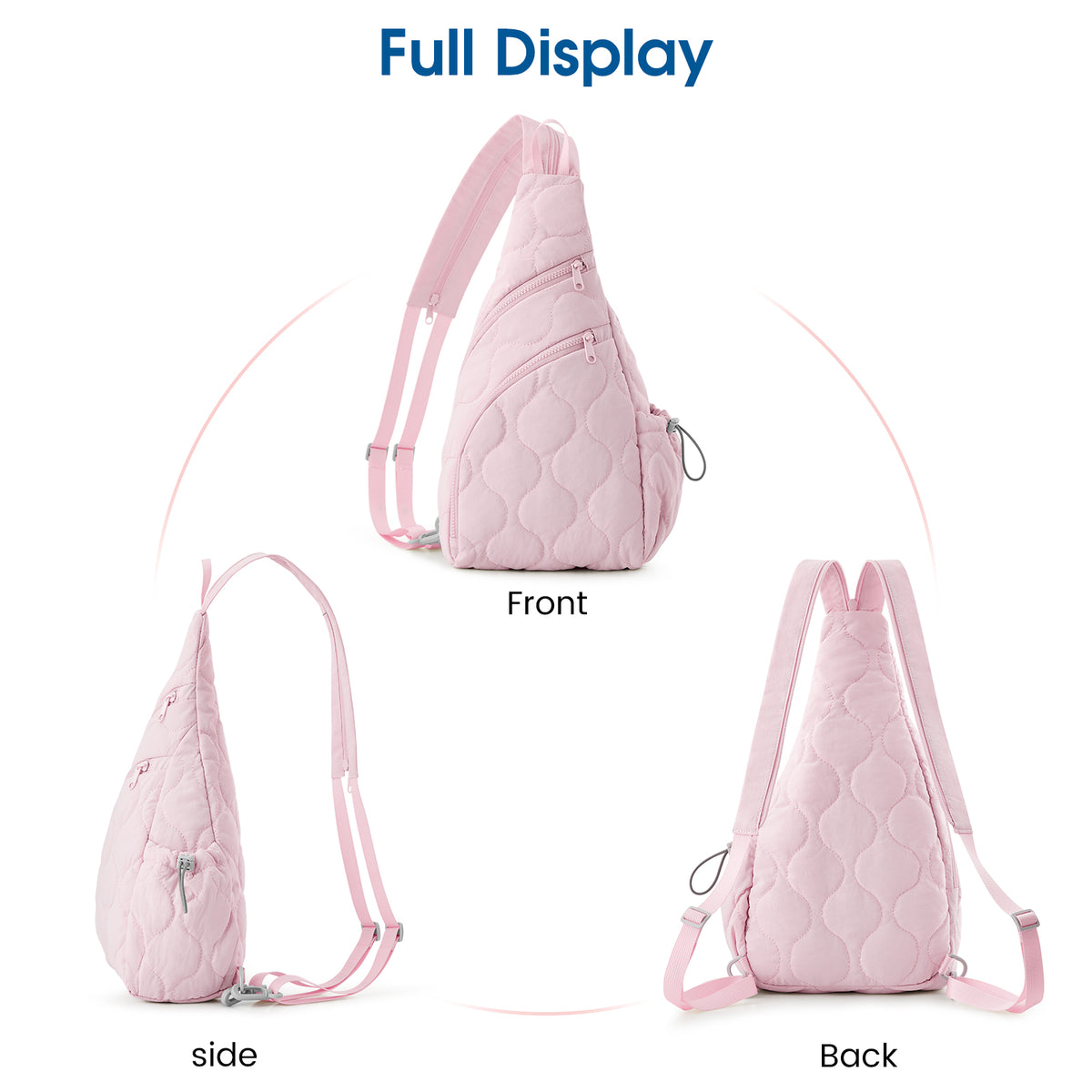 G4Free - G4Free Women Daily Outings Sling Daypack Bag -TN24B441B-TN24B441A-TN24B441C