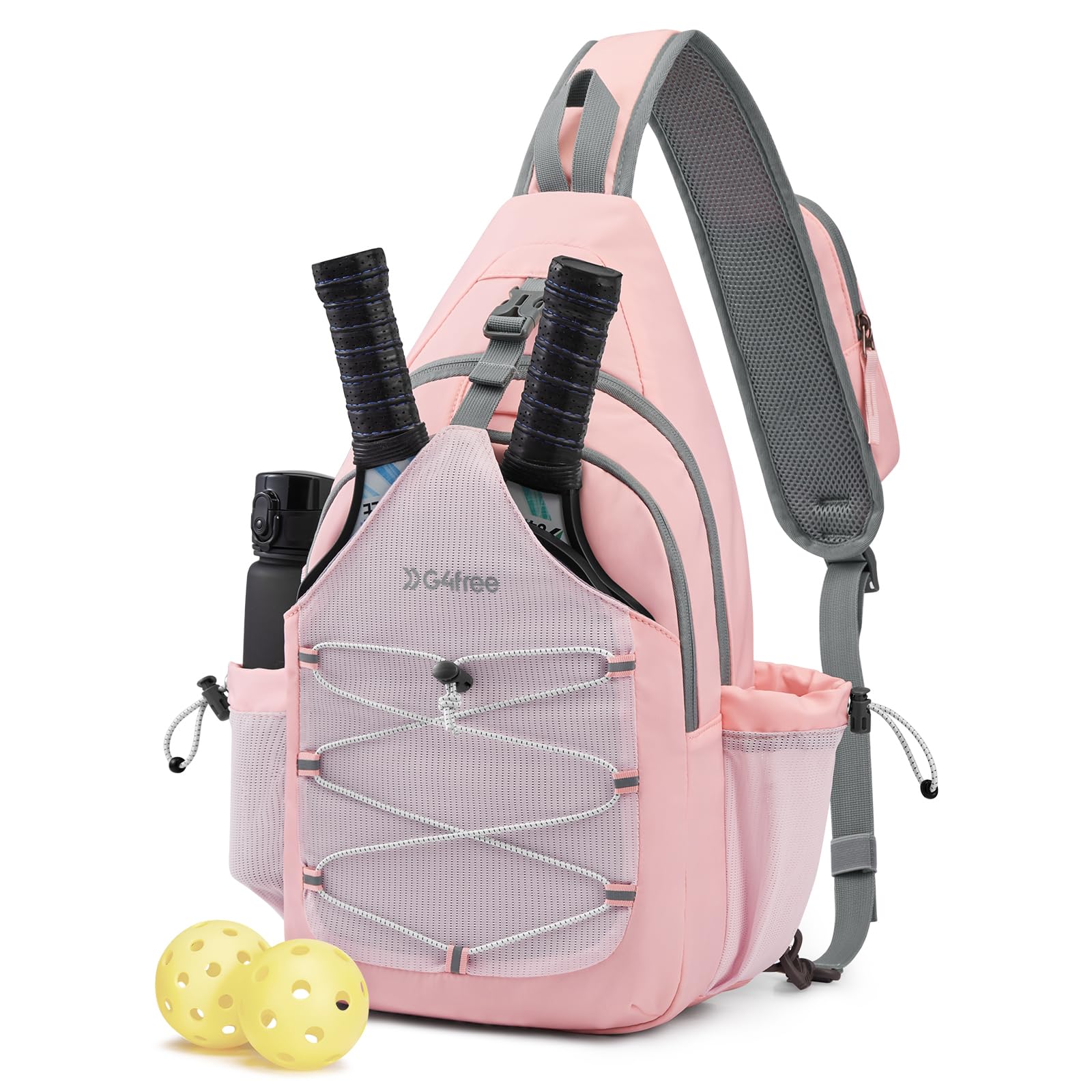G4Free - G4Free Women Pickleball Sports Sling Bag -TN24B365A-TN24B365B-TN24B365C