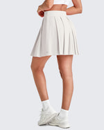 G4Free - High-Rise Pleated A Line Athletic Skorts -GF25H413DA-S-GF25H413DB-M-GF25H413DC-L-GF25H413DD-XL-GF25H413DE-XXL