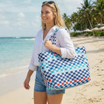 G4Free - Large Foldable Waterproof Sandproof Beach Tote Bag with Zipper -TN25B596D-TN25B596B-TN25B596C-TN25B596A
