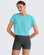 G4Free - Lightbreeze Batwing Sleeve Workout Tops -GF25K343AA-S