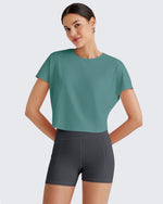 G4Free - Lightbreeze Batwing Sleeve Workout Tops -GF25K343AA-S