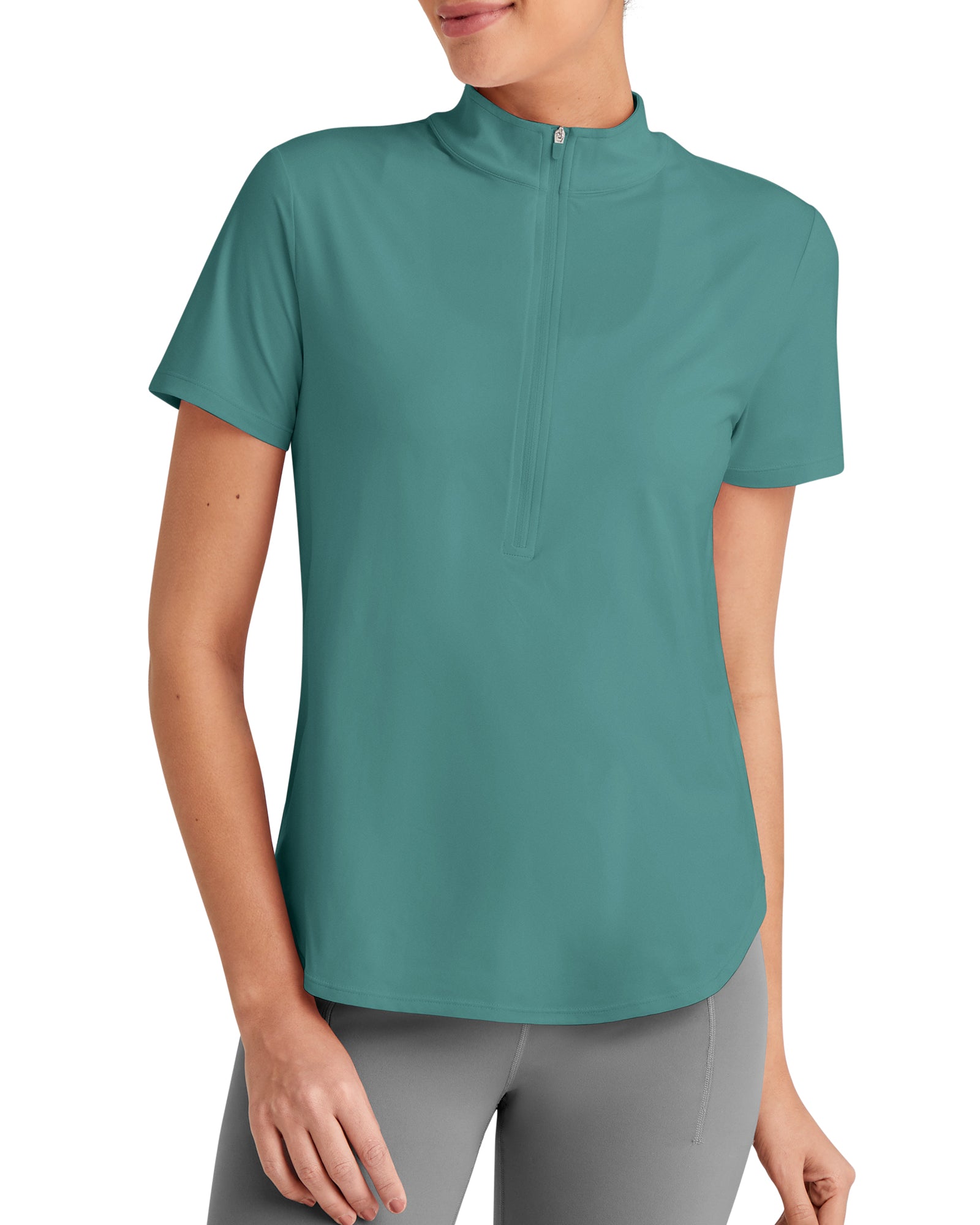 G4Free - Lightbreeze UPF 50+ Half Zip Golf Short Sleeve -GF25K340AA-S