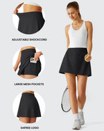 G4Free - Lightweight 2 Pockets Inner Shorts Tennis Skirts 15 -GF26H879A001A-S-GF26H879A001B-M-GF26H879A001C-L-GF26H879A001D-XL-GF26H879A001E-XXL