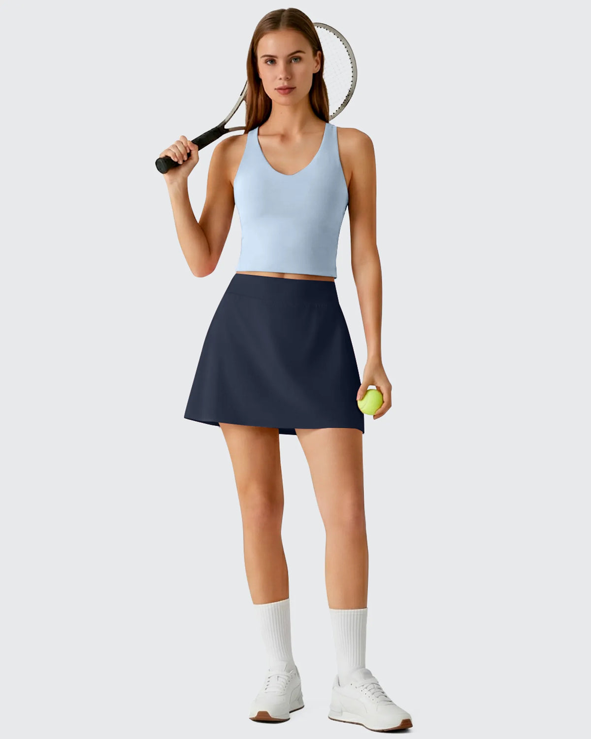 G4Free - Lightweight 2 Pockets Inner Shorts Tennis Skirts 15 -GF26H879A001A-S-GF26H879A001B-M-GF26H879A001C-L-GF26H879A001D-XL-GF26H879A001E-XXL
