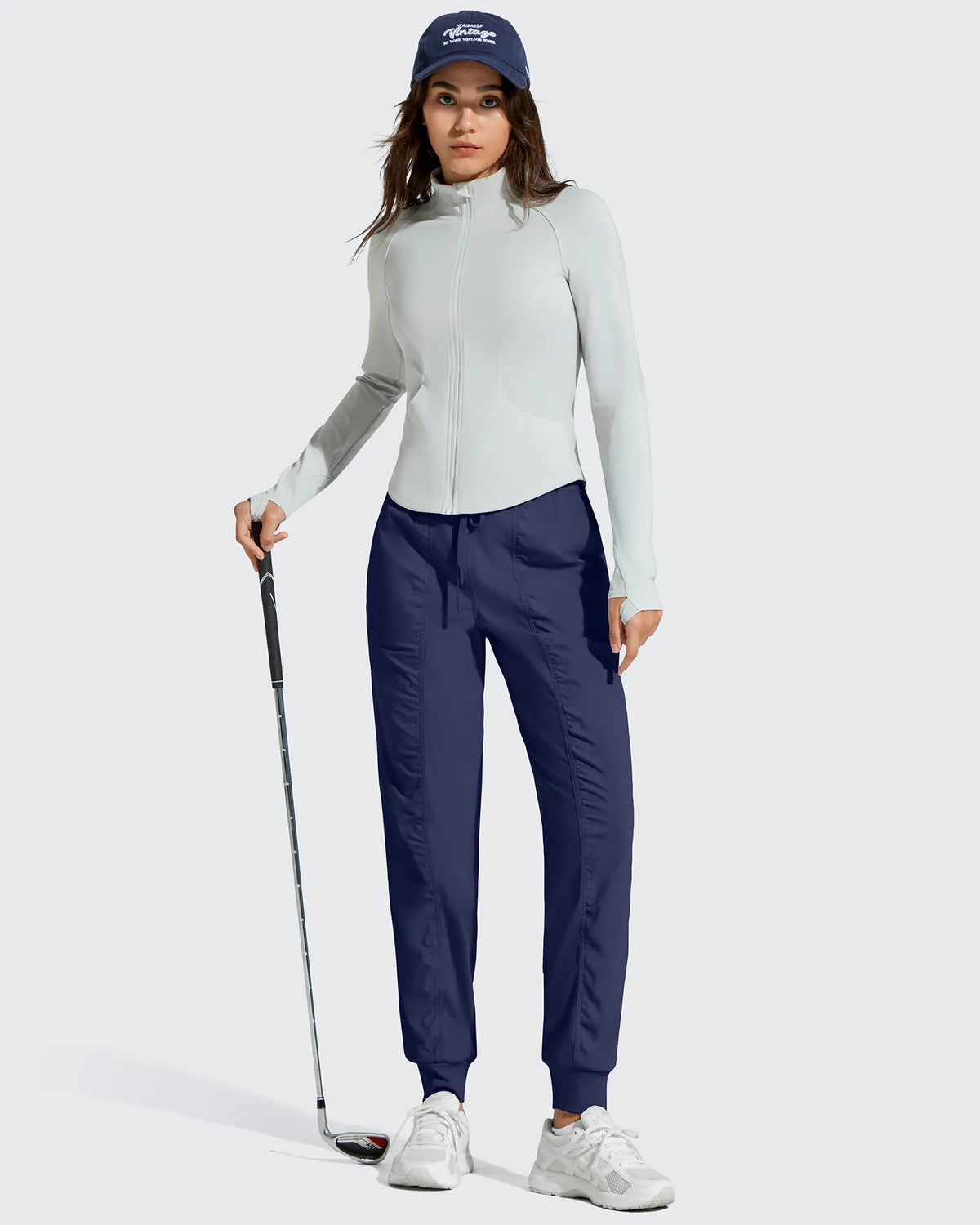 G4Free - Lightweight Ankle Cuffs Drawstring Track Pants -GF25D694BA-S-GF25D695BA-S-GF25D696BA-S-GF25D694BB-M-GF25D695BB-M