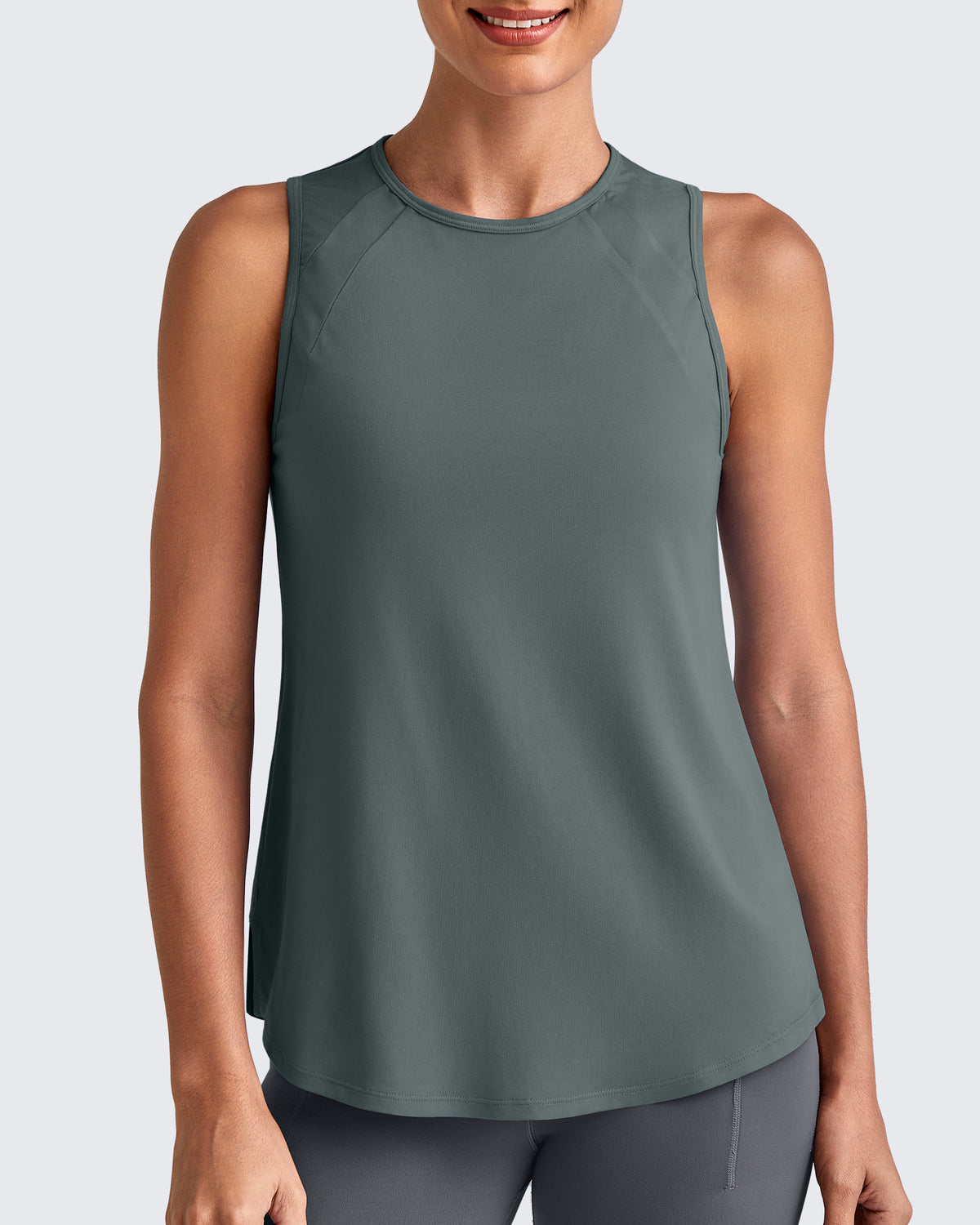 G4Free - Lightweight Athletic Sleeveless Long Tank Tops -GF25L416BA-S