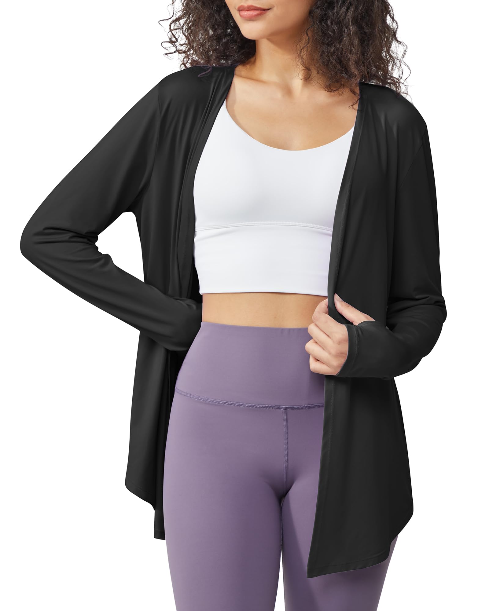 G4Free - Long Sleeve Lightweight Sun Shirts Cardigans -GF24B206BA-S