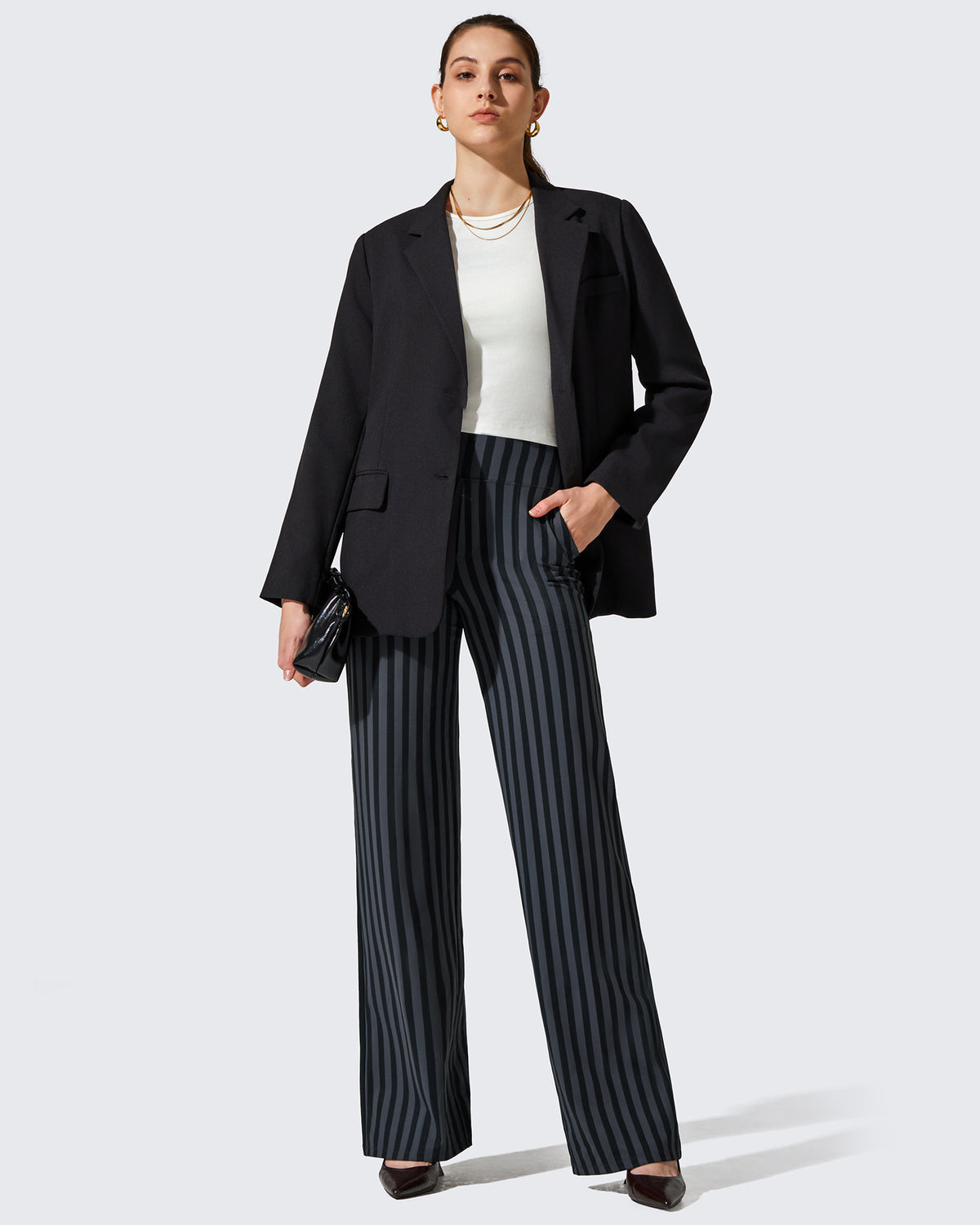 G4Free - Loose High-Waist Business Casual Striped Pants -GF23J172Z03F-XS-GF23J172Z03A-S-GF23J172Z03B-M-GF23J172Z03C-L-GF23J172Z03D-XL