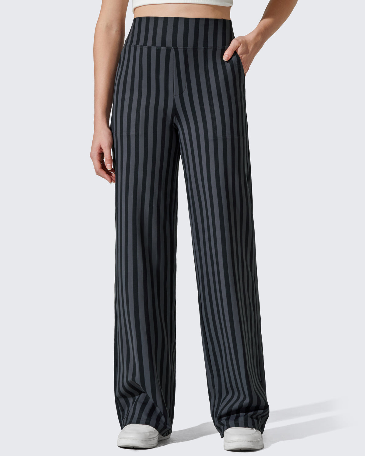 G4Free - Loose High-Waist Business Casual Striped Pants -GF23J172Z03F-XS-GF23J172Z03A-S-GF23J172Z03B-M-GF23J172Z03C-L-GF23J172Z03D-XL