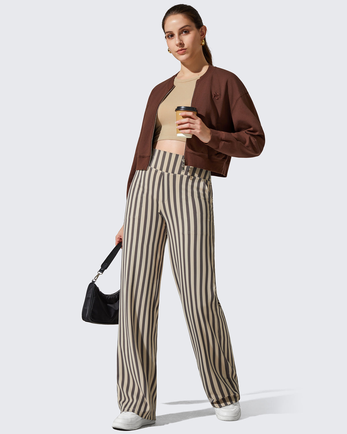 G4Free - Loose High-Waist Business Casual Striped Pants -GF23J172Z03F-XS-GF23J172Z03A-S-GF23J172Z03B-M-GF23J172Z03C-L-GF23J172Z03D-XL