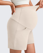 G4Free - Over The Belly Pregnancy Athletic Shorts 6'' -GF25EY556AF-XS-GF25EY556AA-S-GF25EY556AB-M-GF25EY556AC-L-GF25EY556AD-XL