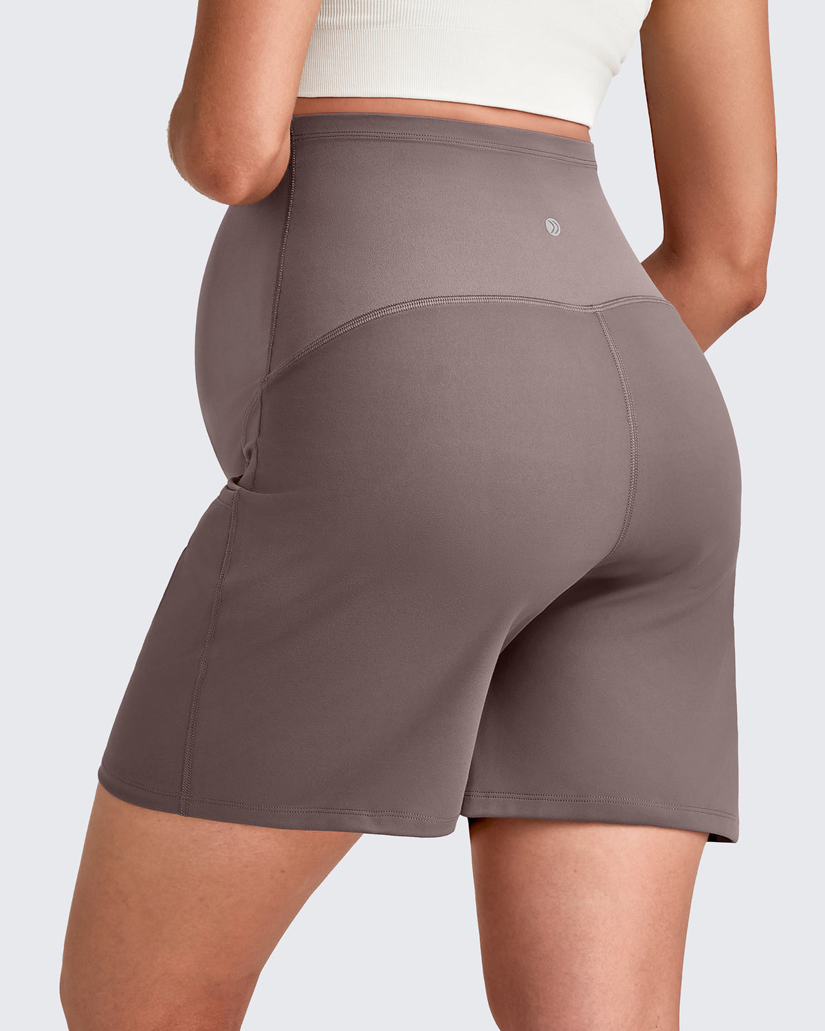 G4Free - Over The Belly Pregnancy Athletic Shorts 6'' -GF25EY556AF-XS-GF25EY556AA-S-GF25EY556AB-M-GF25EY556AC-L-GF25EY556AD-XL