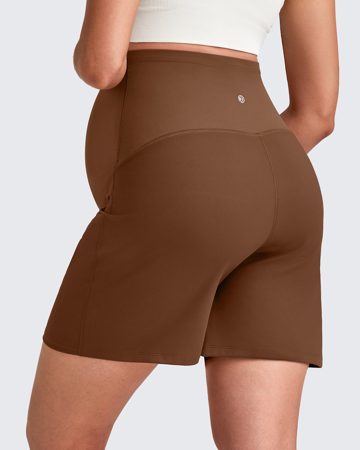 G4Free - Over The Belly Pregnancy Athletic Shorts 6'' -GF25EY556AF-XS-GF25EY556AA-S-GF25EY556AB-M-GF25EY556AC-L-GF25EY556AD-XL