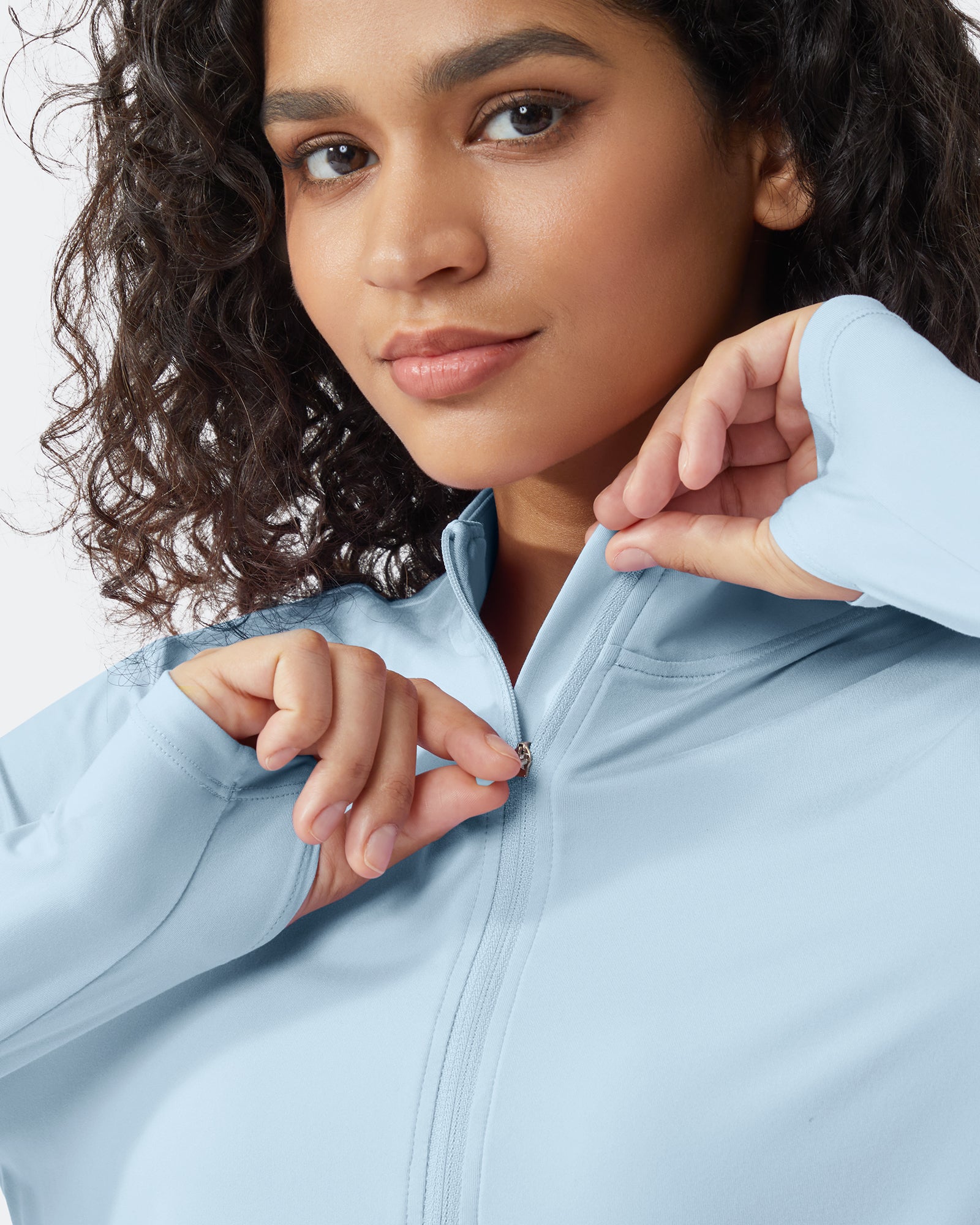 G4Free - Quick Dry High Neck Sun Half Zip Workout Tops -GF23B126KF-XS-GF23B126KA-S-GF23B126KB-M-GF23B126KC-L-GF23B126KD-XL