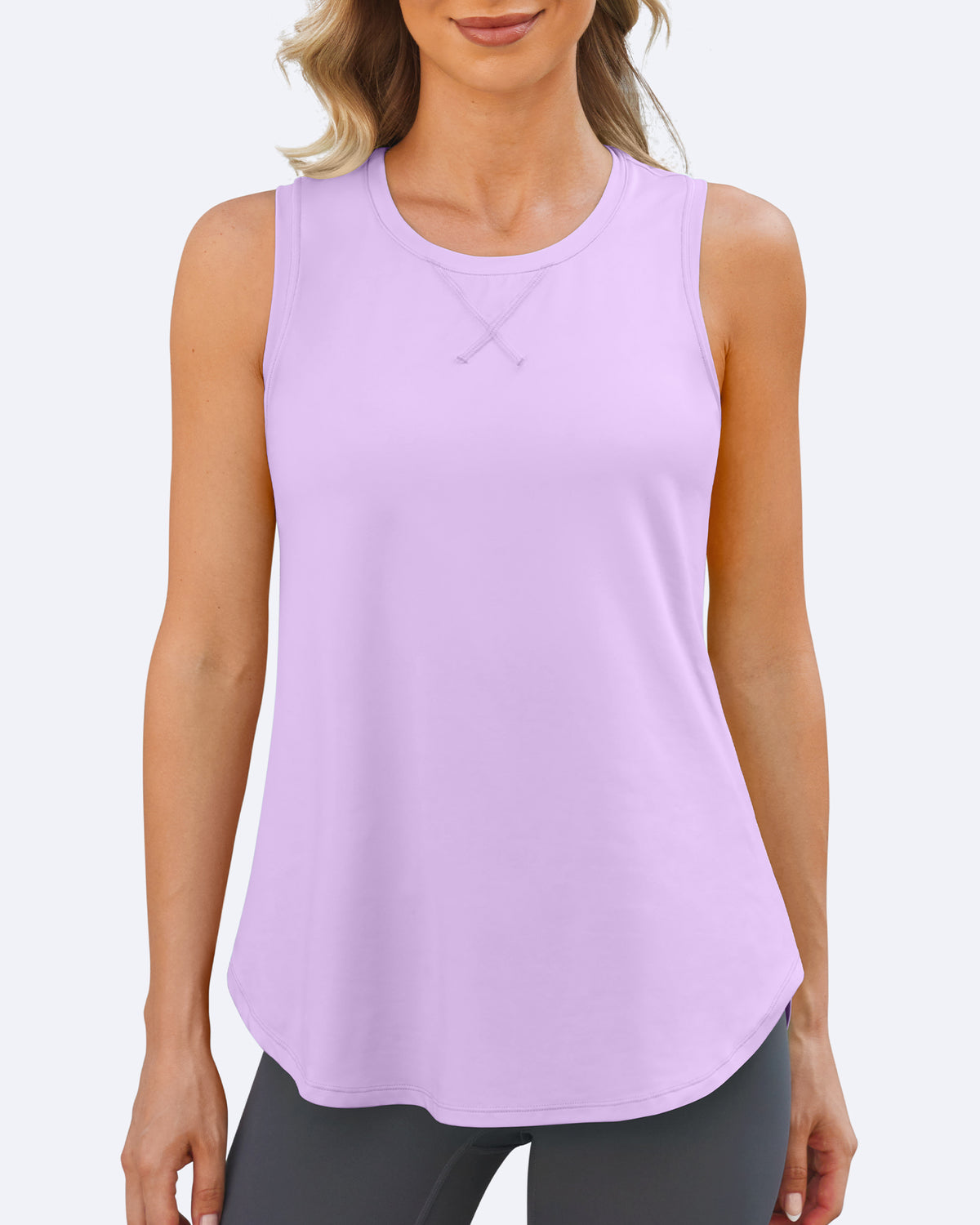 G4Free - Quick Dry Scoop Neck Sleeveless Tanks -GF24B222VF-XS