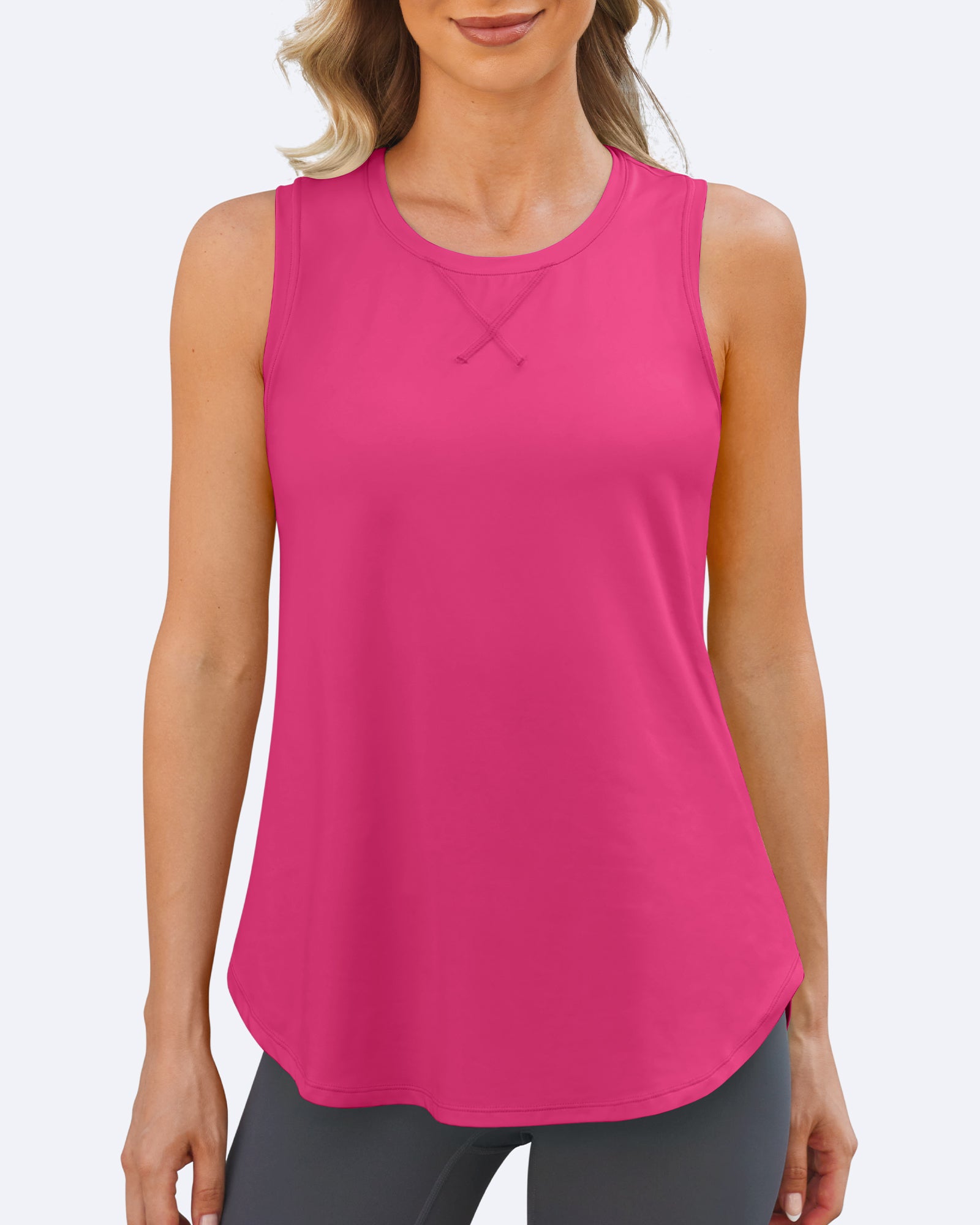 G4Free - Quick Dry Scoop Neck Sleeveless Tops -GF24B222BF-XS-GF24B222BA-S-GF24B222BB-M-GF24B222BC-L-GF24B222BD-XL