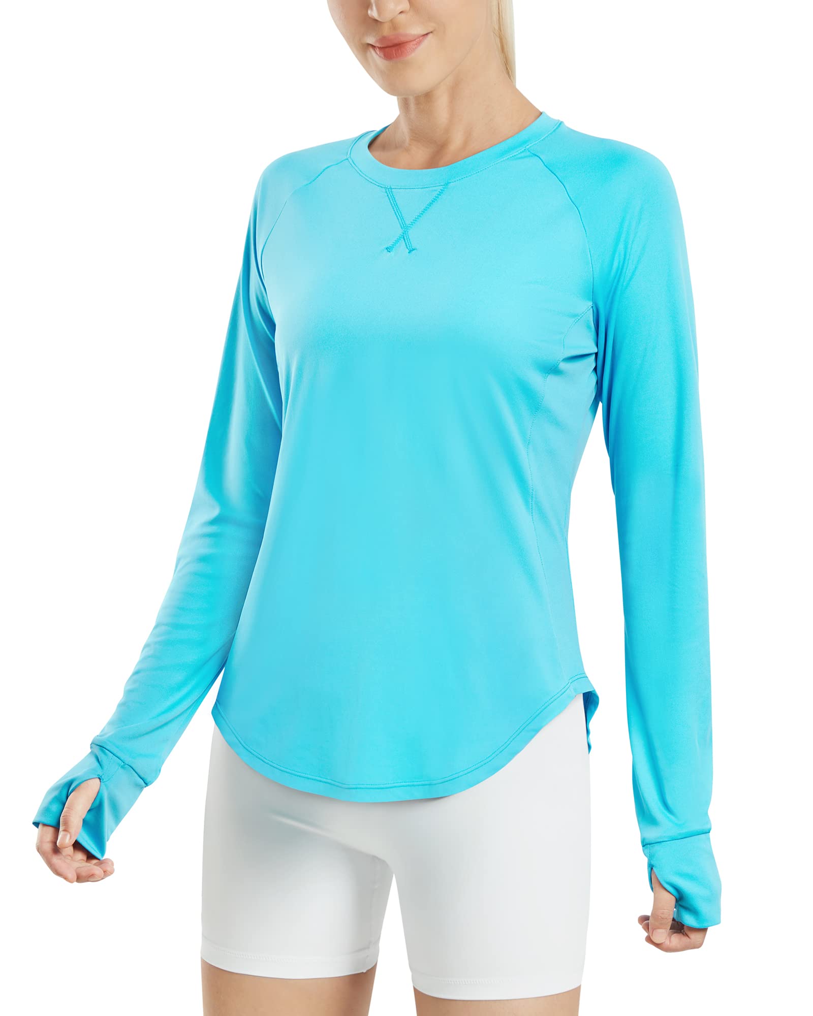 G4Free - Quick Dry UV Tunic Workout Long Sleeve -GF22B055BA-S