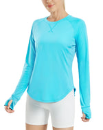 G4Free - Quick Dry UV Tunic Workout Long Sleeve -GF22B055BA-S-GF22B055BB-M-GF22B055BC-L-GF22B055BD-XL-GF22B055BE-XXL