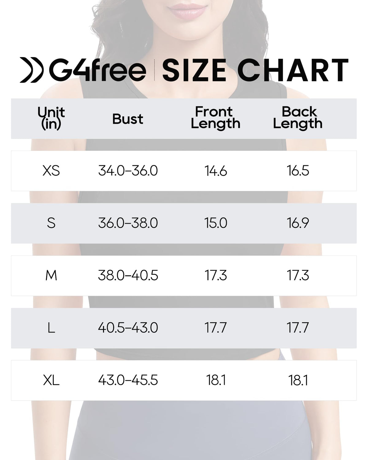 G4Free - Racerback Crop Sleeveless Tank Tops -GF24B223AA-S-GF24B223AB-M-GF24B223AC-L-GF24B223AD-XL-GF24B223AF-XS