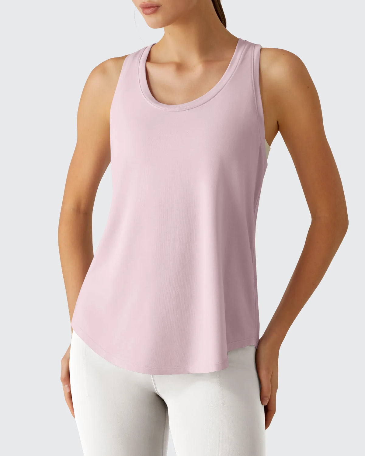 G4Free - Racerback Hip Length Scoop Neck Muscle Tank Tops -GF26L892D016F-XS-GF26L892D016A-S-GF26L892D016B-M-GF26L892D016C-L-GF26L892D016D-XL