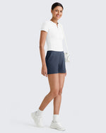 G4Free - Ribbed High-Rise Dressy Casual Shorts -GF25E304AA-S-GF25E304AB-M-GF25E304AC-L-GF25E304AD-XL-GF25E304AE-XXL