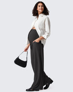 G4Free - Ribbed Maternity Wide Leg Casual Yoga Pants -GF25JY537AF-XS-GF25JY538AF-XS-GF25JY539AF-XS-GF25JY537AA-S-GF25JY538AA-S